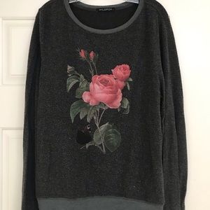 Wildfox Rose, butterfly baggy beach jumper. LARGE